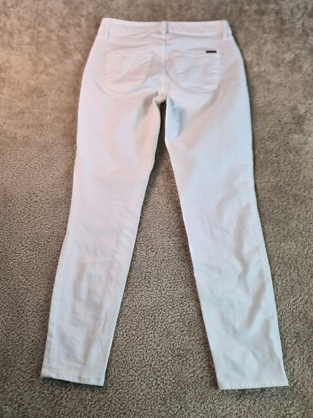 White House Black Market Women’s The Sculpt Skinny Ankle Jeans Size 2 White G044 - Picture 4 of 10